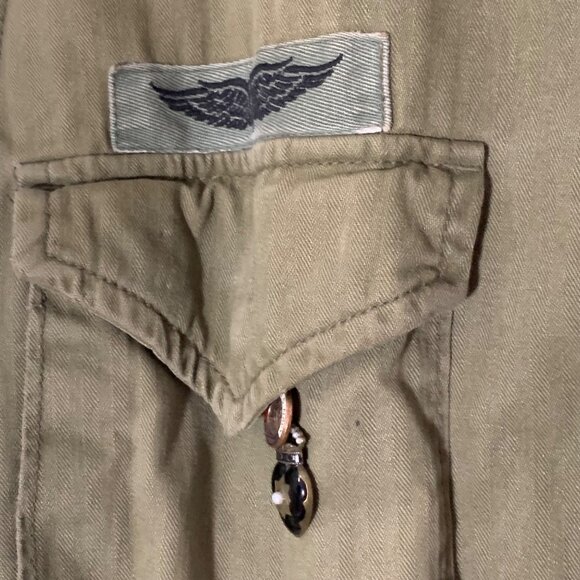 Ralph Lauren Denim Supply Jacket M-65 Camo Military Patches Pins USA Field L - Picture 7 of 16